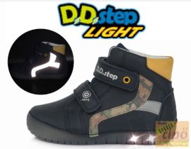  D.D.Step világítós, villogó cipő 050-944 kék 34