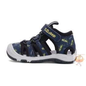   D.D.Step Quick dry szandál, gyorsan száradó, kék,tengeralattjáró mintával  21
