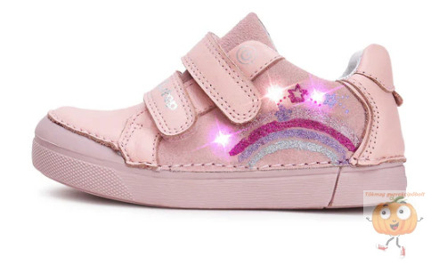 D.D.Step LED lány cipő S068-51865 rózsa 25