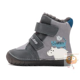 D.D.Step fiú téli cipő W029-52887 szürke 19