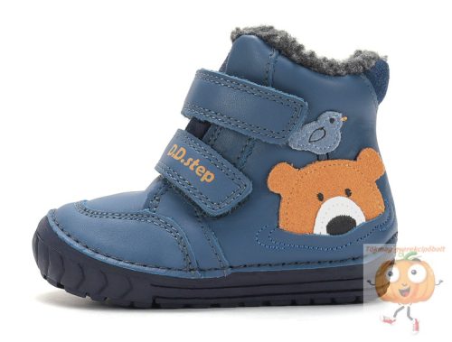 D.D.Step fiú téli cipő W029-62556 kék 22