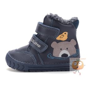 D.D.Step fiú téli cipő W029-62556 s.kék 20