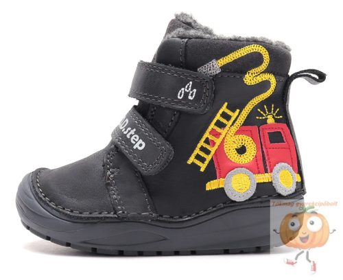 D.D.Step fiú téli cipő W071-62477 black 25