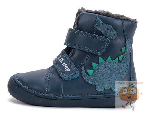 D.D.Step fiú téli cipő W078-52785A kék 30