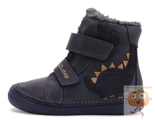D.D.Step fiú téli cipő W078-52785B kék 28