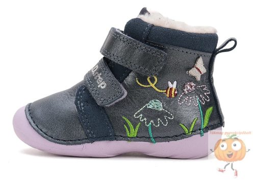 D.D.Step lány téli cipő W015-52997 kék 19