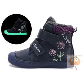 D.D.Step lány téli cipő W049-52654 kék 28