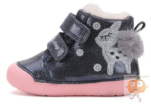 D.D.Step lány téli cipő W066-52733 kék 23