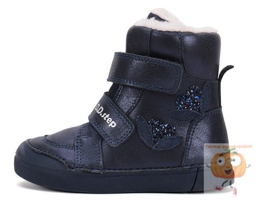 D.D.Step lány téli cipő W068-52320 kék 35