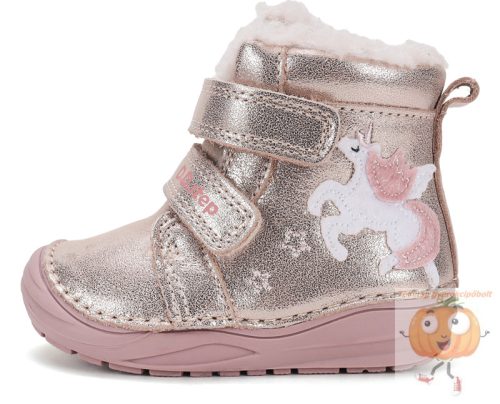 D.D.Step lány téli cipő W071-62376 champagne 28