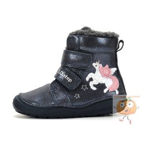 D.D.Step lány téli cipő W071-62376 kék 26