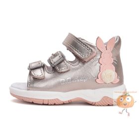 D.D.Step szandál G103-51555 ezüst, nyuszi mintával 20