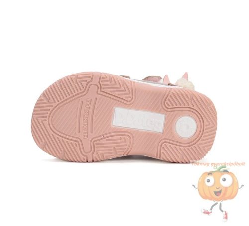 D.D.Step szandál G103-51555 ezüst, nyuszi mintával 20