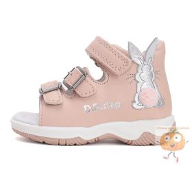 D.D.Step szandál G103-51555 rózsa, nyuszi mintával 20