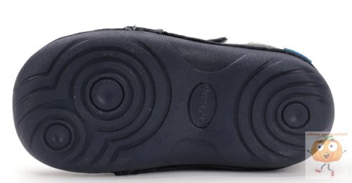 D.D.Step első lépés cipő 015-61472 világoskék ,maci mintával 23