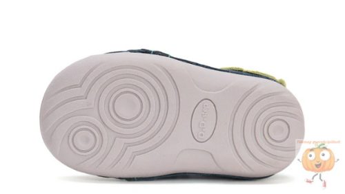 D.D.Step első lépés cipő S015-52874B szürke,zsiráf mintával 19