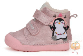 D.D step téli bélelt cipő 066-42268 rózsa 25