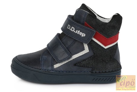 D.D.Step 040-343 kék  bőr cipő 25