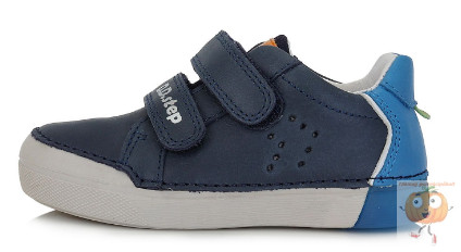 D.D.Step bőr cipő 068-41608 kék 32