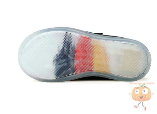 DD.Step fiú cipő S049-61886 kék foci mintával 29