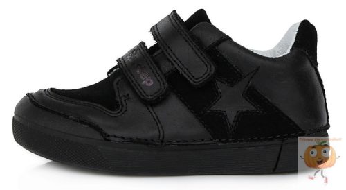 D.D.Step fekete bőr cipő 31