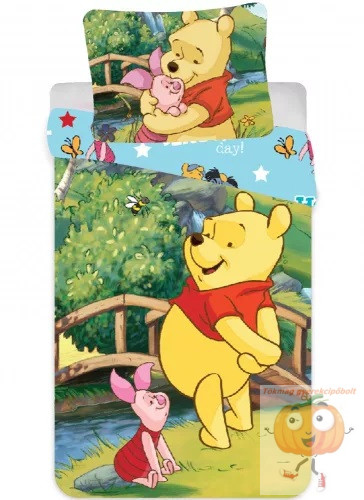 Disney Micimackó gyerek ágyneműhuzat 100×135cm, 40×60 cm