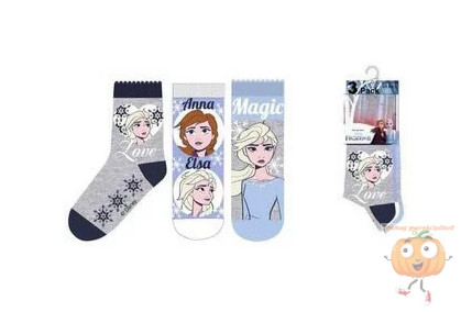 Disney zokni Jégvarázs 3 pár 1 csomagban