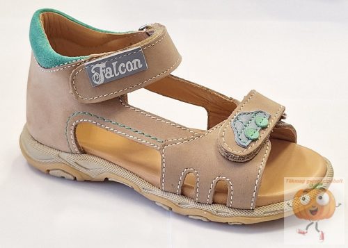 Falcon tépőzáras szandál beige autós 30