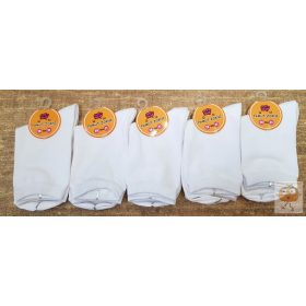 Fehér bokazokni 10 pár/csomag