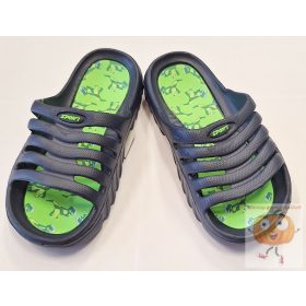 Fiú papucs kék-zöld, dinó mintával 29