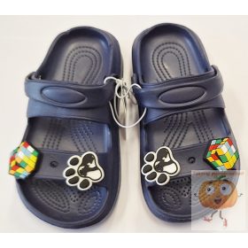 Fiú papucs mintás kék 29
