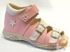 Florens 911 lány szandál rózsa-beige, virág mintával 35