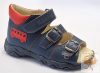 Florens 911 fiú szandál kék-piros, busz mintával 29