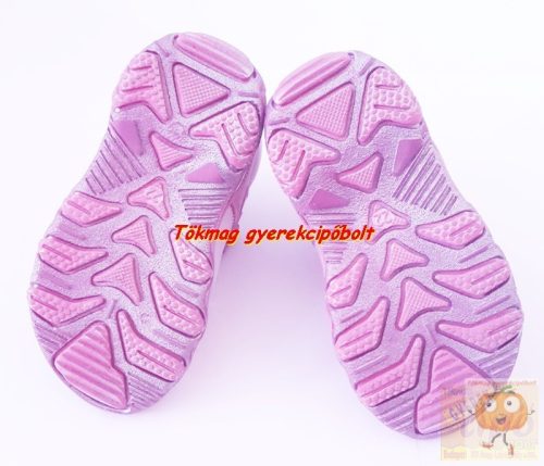 Florens 911 szandál szürke-rózsa, virág mintával 33