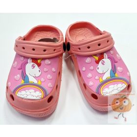 Lány klumpa barack, unikornis mintával 24-25