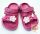 Lány papucs mintás pink 25-26