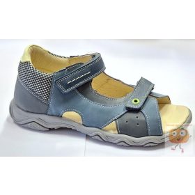 Linea 2 tépőzáras fiú gyerekszandál kék-zöld 40