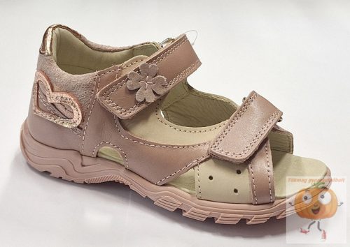 Linea 2 tépőzáras lány szandál barack 30