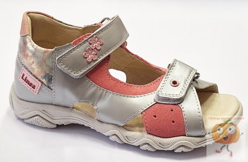 Linea 2 tépőzáras lány szandál barack 33