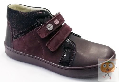 Linea M28 bordó bőr cipő 32