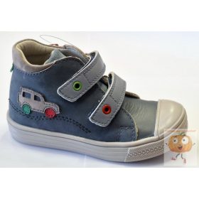 Linea fiú cipő M11 kék, autó mintával 23
