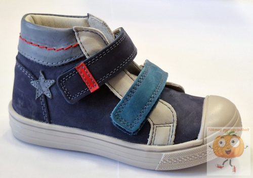 Linea fiú cipő M3 kék, csillag mintával 25