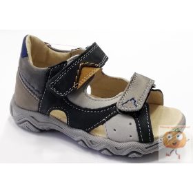 Linea fiú gyerekszandál kék-szürke 35