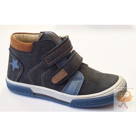 Linea M26 kék bőr cipő 38