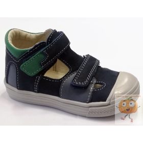 Linea kék-zöld szandálcipő 22