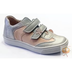 Linea lány cipő szürke-barack 30