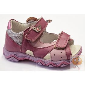Linea 2 tépőzáras lány szandál mályva 26