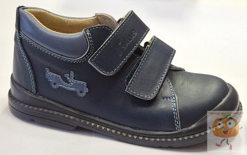 Salus F-68 prémium Flexi, supinált cipő, kék, dzsip mintával 24