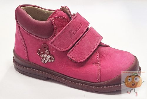 Salus F-68 supinált lány cipő,prémium flexi, pink lepke 24