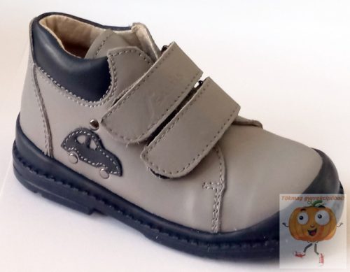 Salus F-68 prémium Flexi, supinált cipő, szürke, autó mintával 23